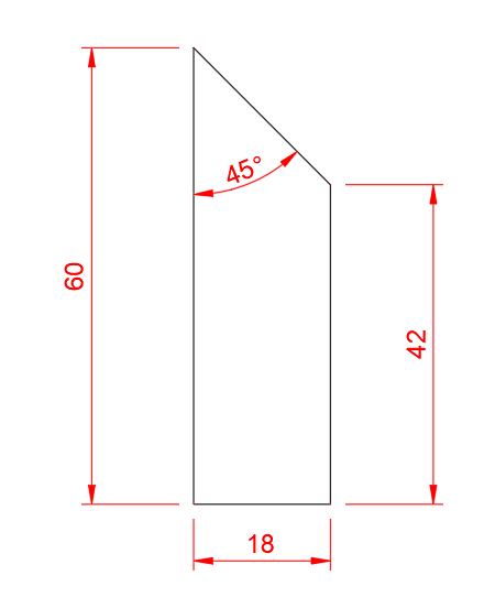 クリートの断面寸法の写真